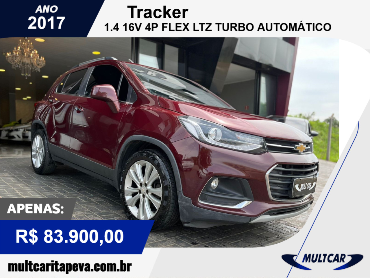 Tracker 1.4 16V 4P FLEX LTZ TURBO AUTOMÁTICO