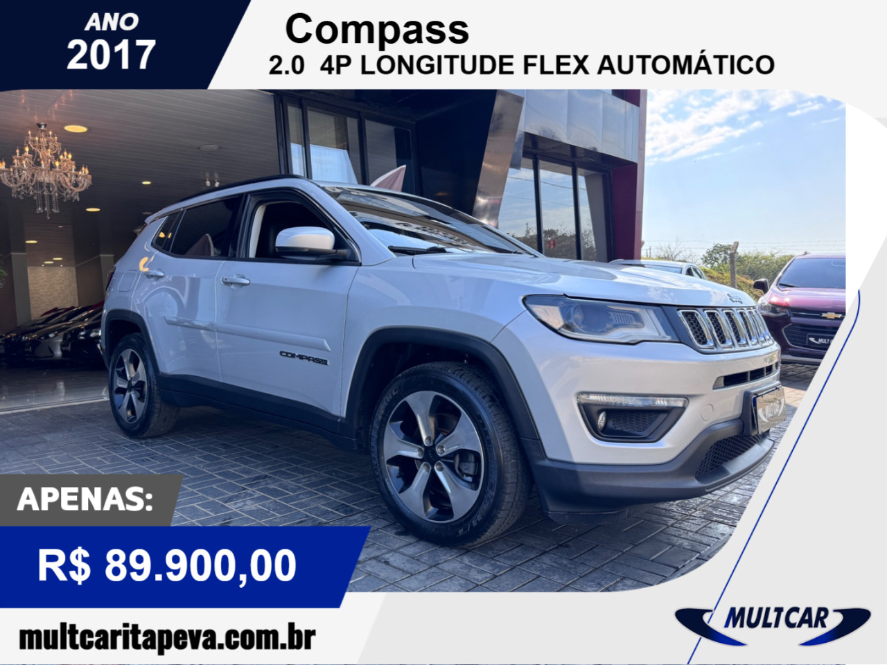 Compass 2.0 16V 4P LONGITUDE FLEX AUTOMÁTICO