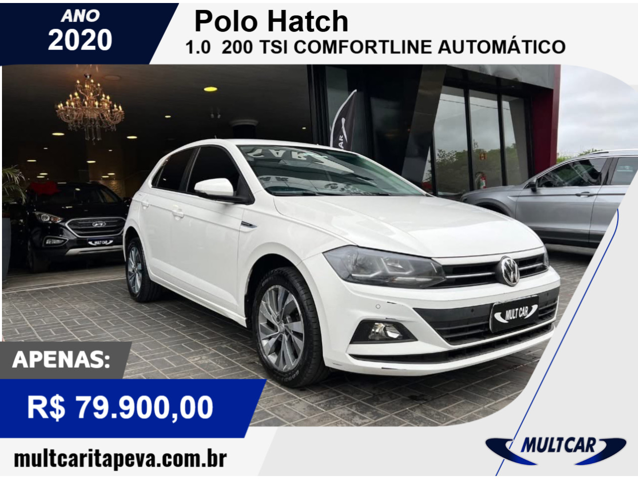 Polo Hatch 1.0 12V 4P 200 TSI  COMFORTLINE AUTOMÁTICO