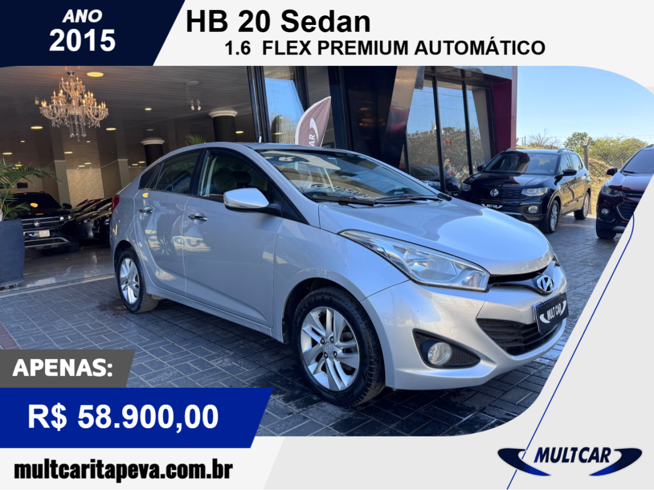 HB 20 Sedan 1.6 16V 4P FLEX PREMIUM AUTOMÁTICO