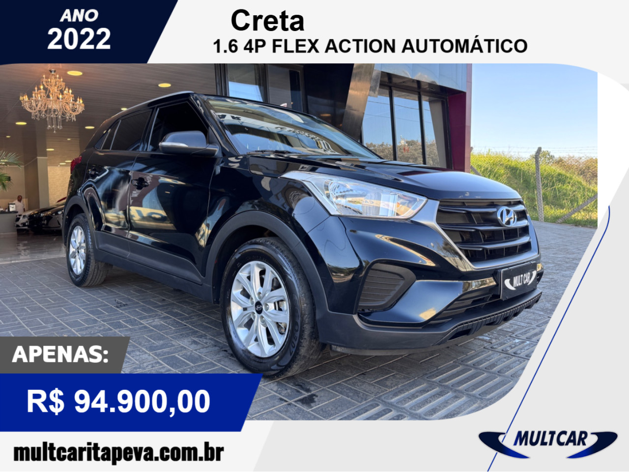 Creta 1.6 16V 4P FLEX ACTION AUTOMÁTICO